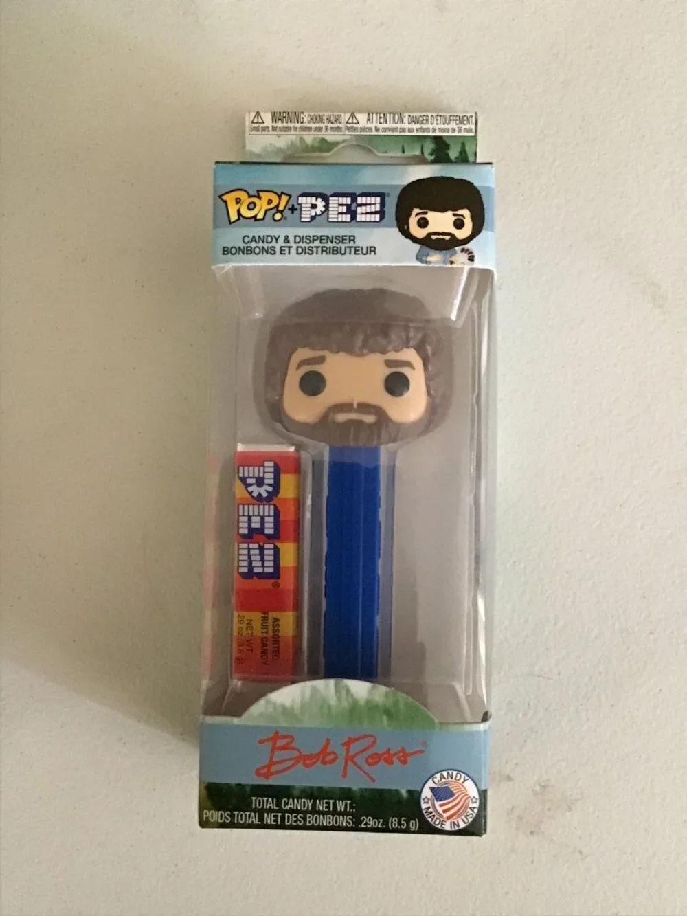 Funko Pop PEZ Bob Ross Limited Edition Candy Dispenser Sealed Brand New Painter